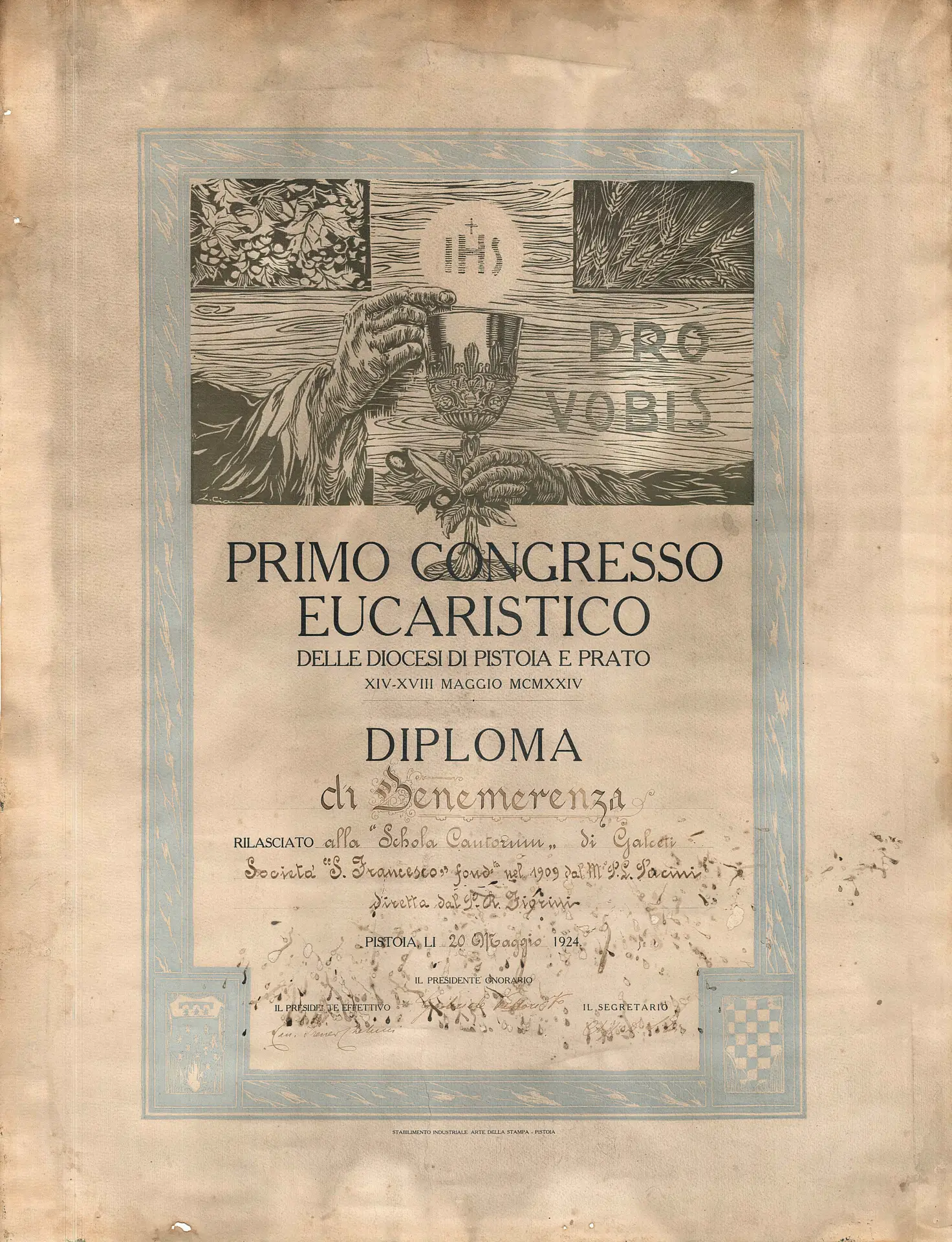 inizio coro